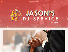 Tablet Screenshot of jasonsdjservice.com